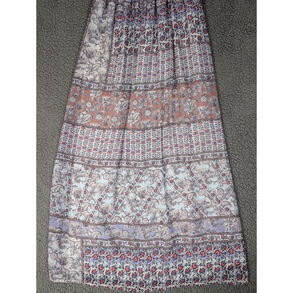 Love Reign Maxi Dress Patchwork Quilt Cottagecore Prairie Western Size Med - Picture 2 of 15